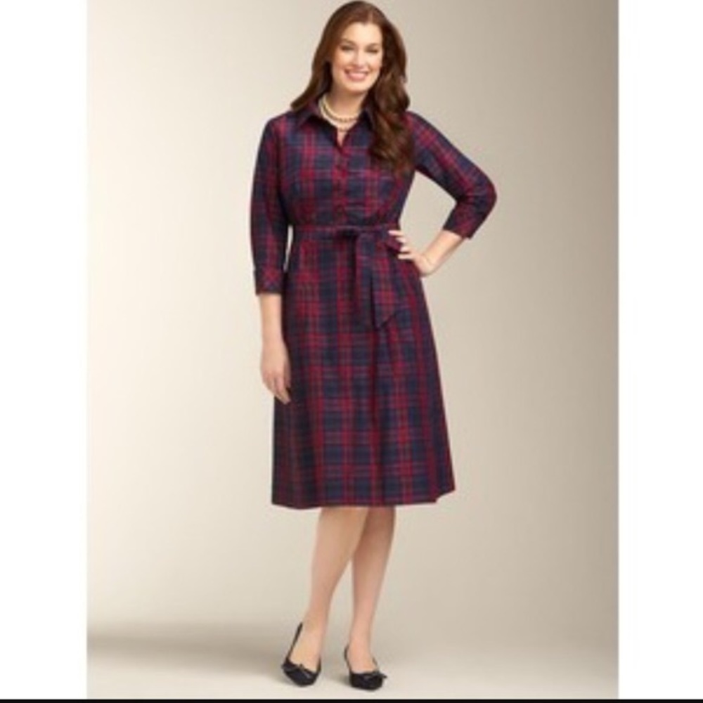Talbots Plaid Dress